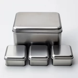 rectangular tin box