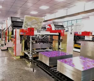 tin box printing factory with machine