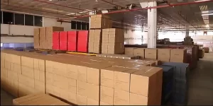 tin box factory ware house
